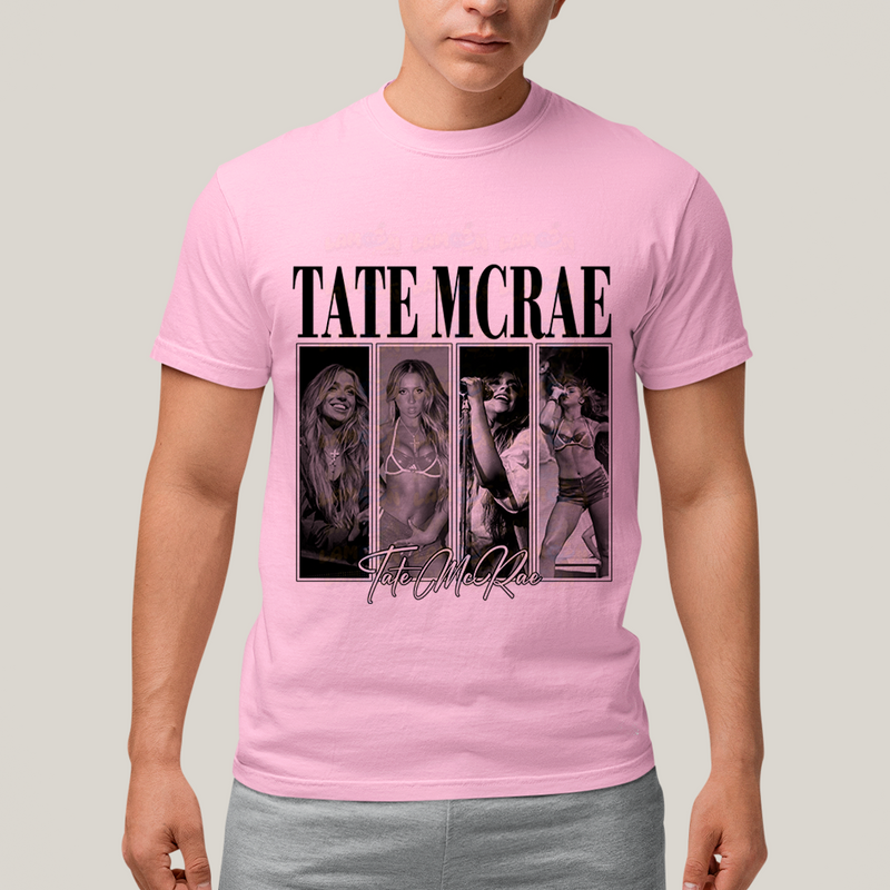 Camiseta Algodão Unissex T shirt - Tate Mcrae Cantora