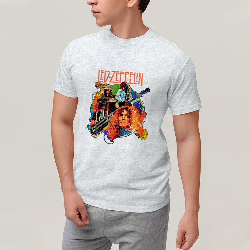 Camiseta Algodão Unissex T shirt Graphic Ledd Zeppelin