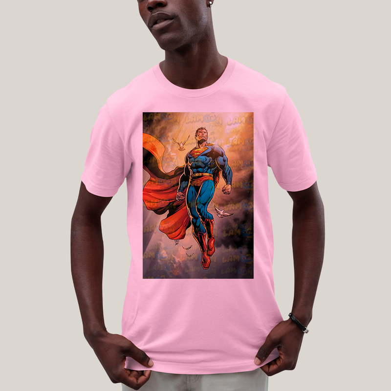 Camiseta Algodão Unissex T shirt - Superman DC super homem