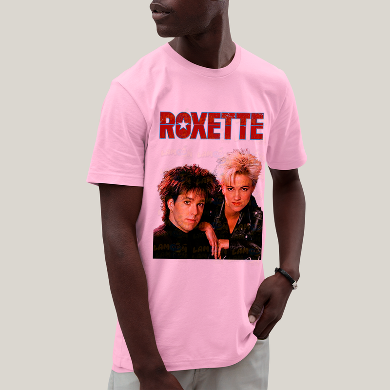 Camiseta Algodão Unissex T shirt Roxette Banda