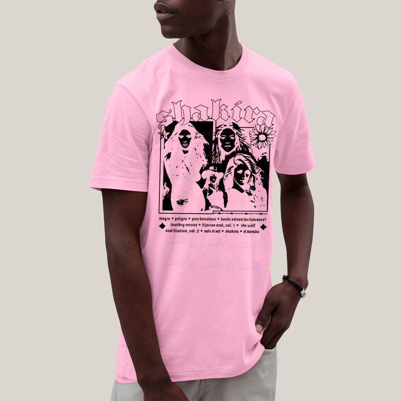 Camiseta Algodão Unissex Tshirt Shakira She Wolf