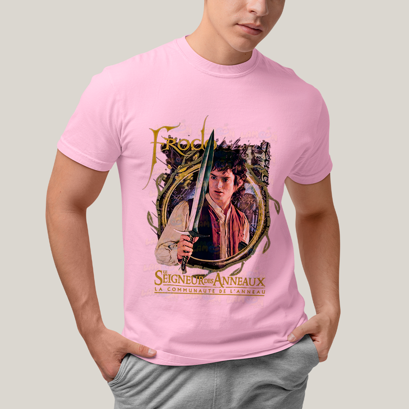 Camiseta Algodão Unissex T shirt - Frodo O Senhor dos Anéis Le Seigneur des anneaux The Lord of the Rings