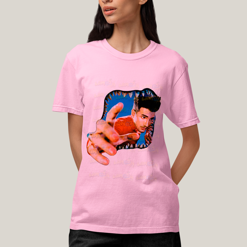 Camiseta Algodão Unissex T shirt Jão Tubarão Álbum Pirata