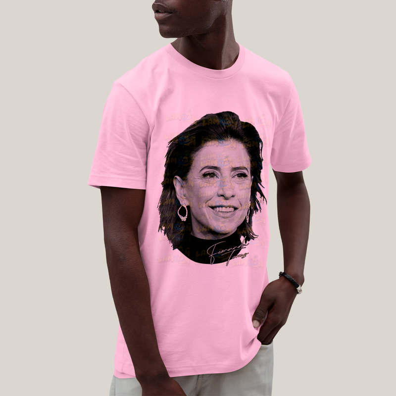 Camiseta Algodão Unissex T shirt- Fernanda Torres atriz brasileira