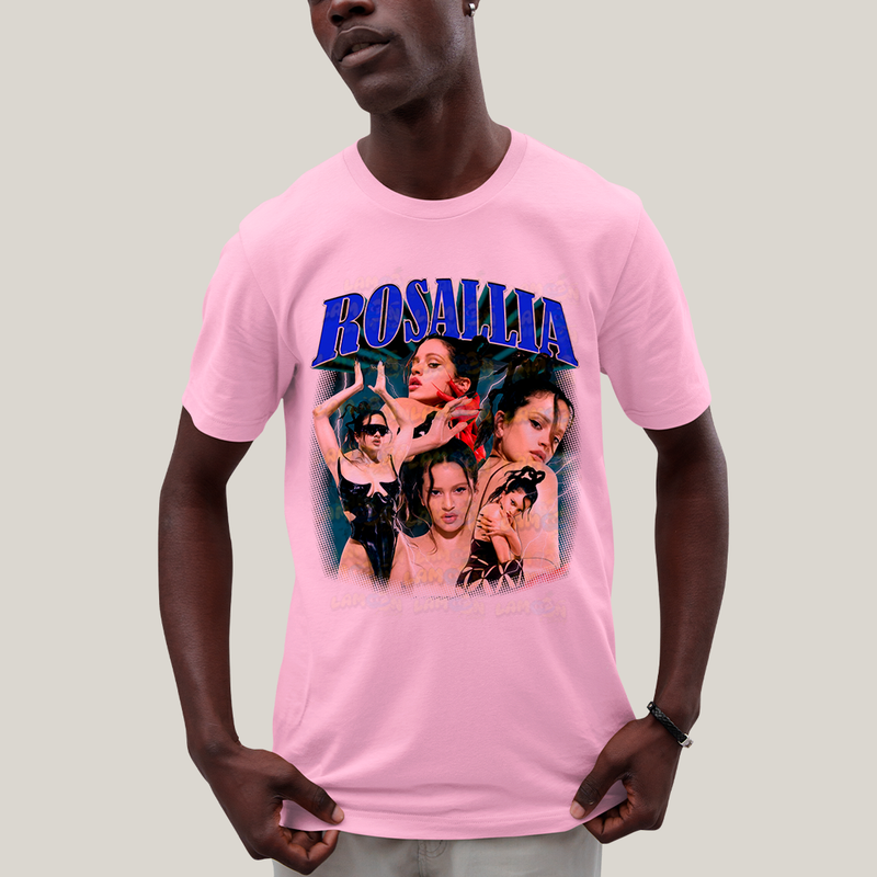 Camiseta Algodão Unissex T shirt - Rosallia Rosalia Cantora