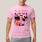 Camiseta Algodão Unissex T shirt Graphic Tee Lady Gaga Purple