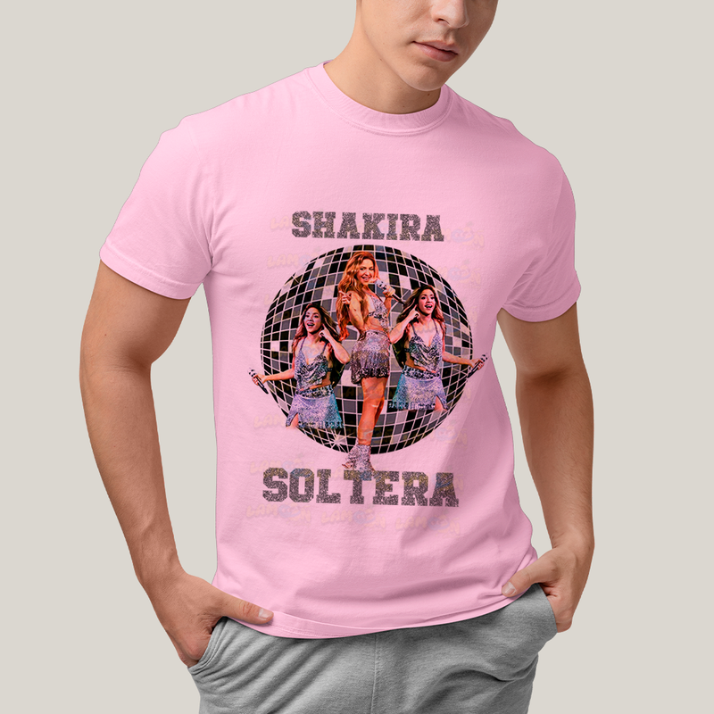Camiseta Algodão Unissex T shirt -Shakira Soltera