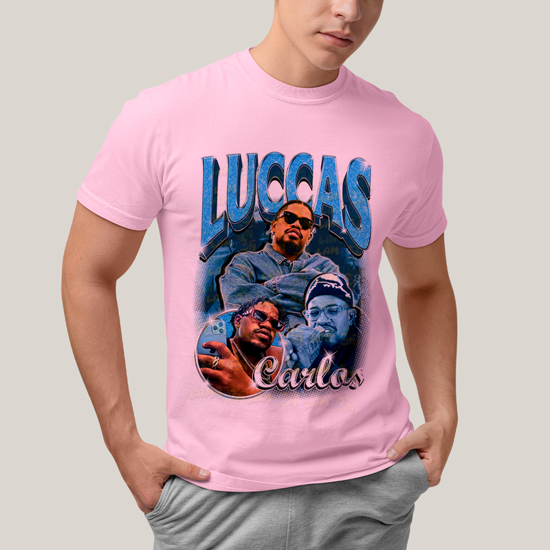 Camiseta Algodão Unissex T shirt - Luccas Carlos