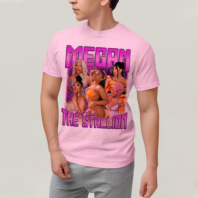 Camiseta Algodão Unissex T shirt - Hot Girl Megan Thee Stallion cantora pop