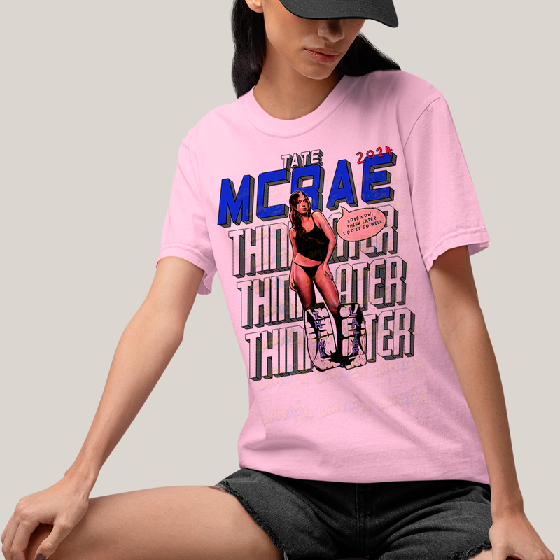 Camiseta Algodão Unissex T shirt Tate Mcrae Think Later
