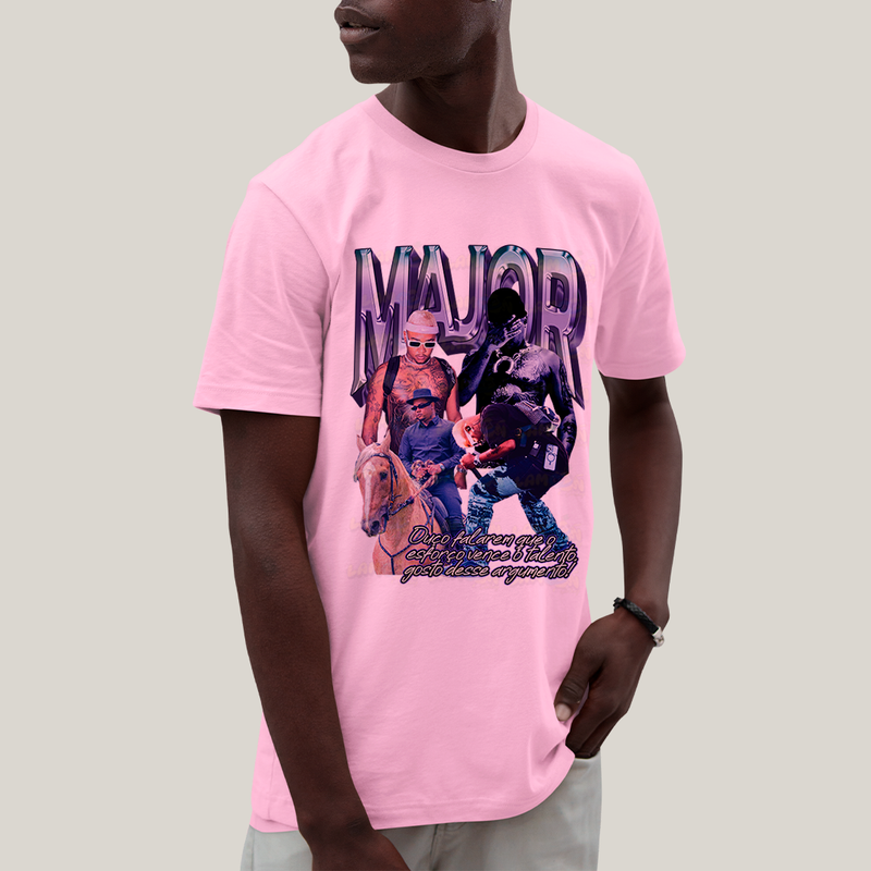 Camiseta Algodão Unissex T shirt Major RD Trap Rap
