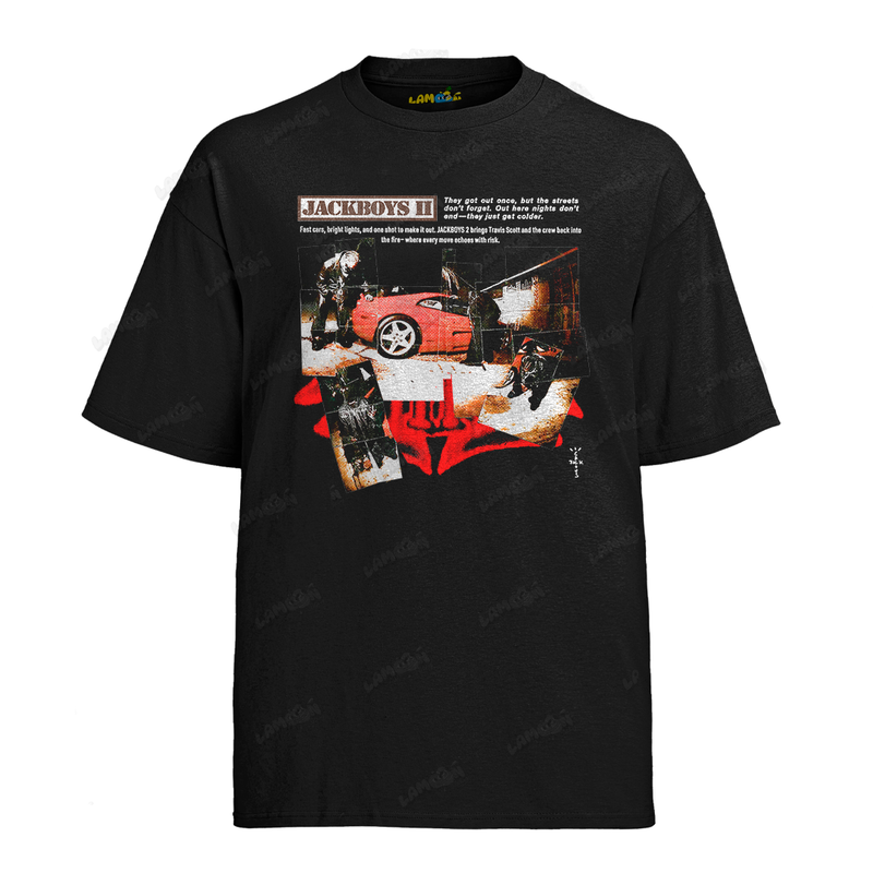 Camiseta Algodão Travis Scott Jack Boys II
