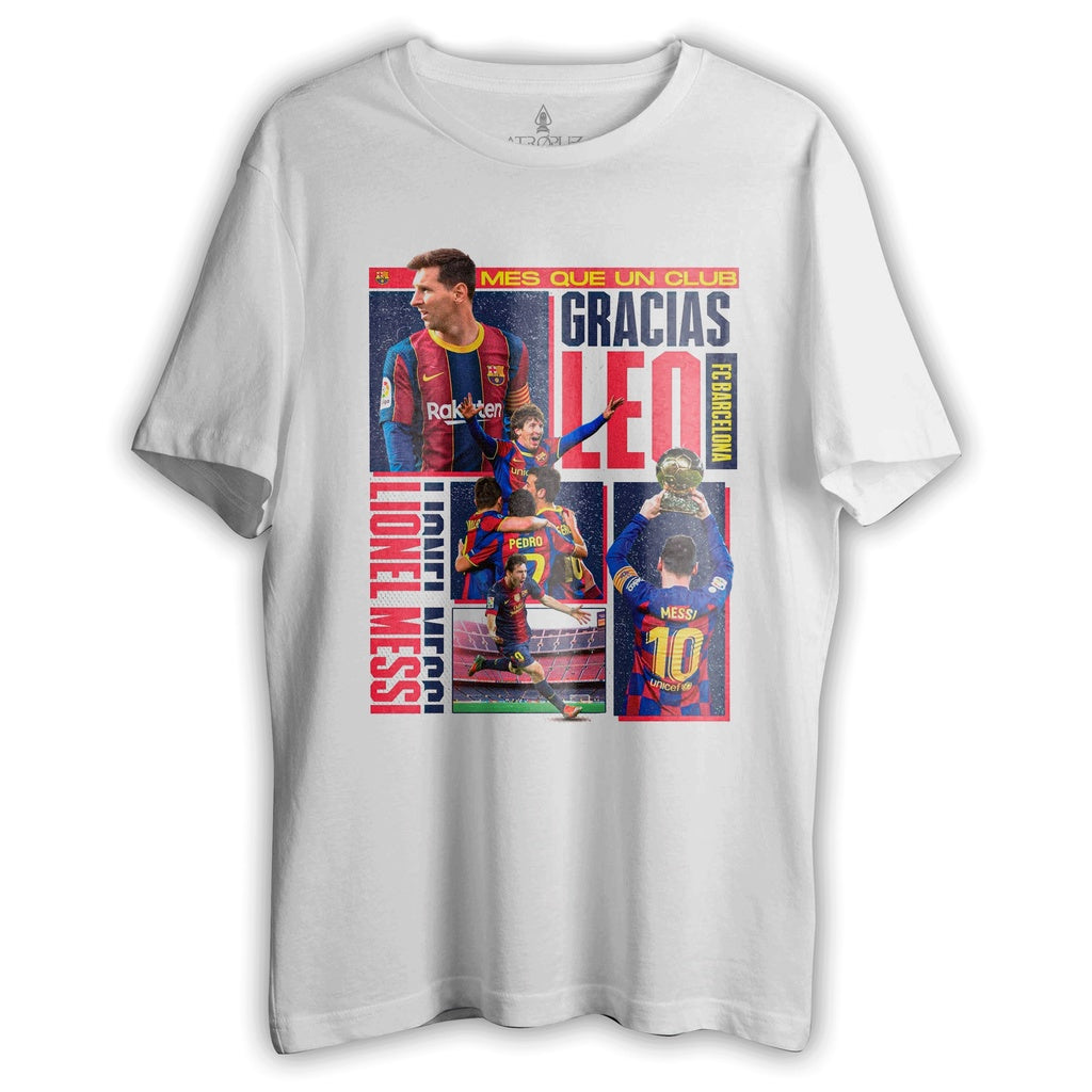 Camiseta Algodão Unissex T shirt Lionel Messi Barcelona