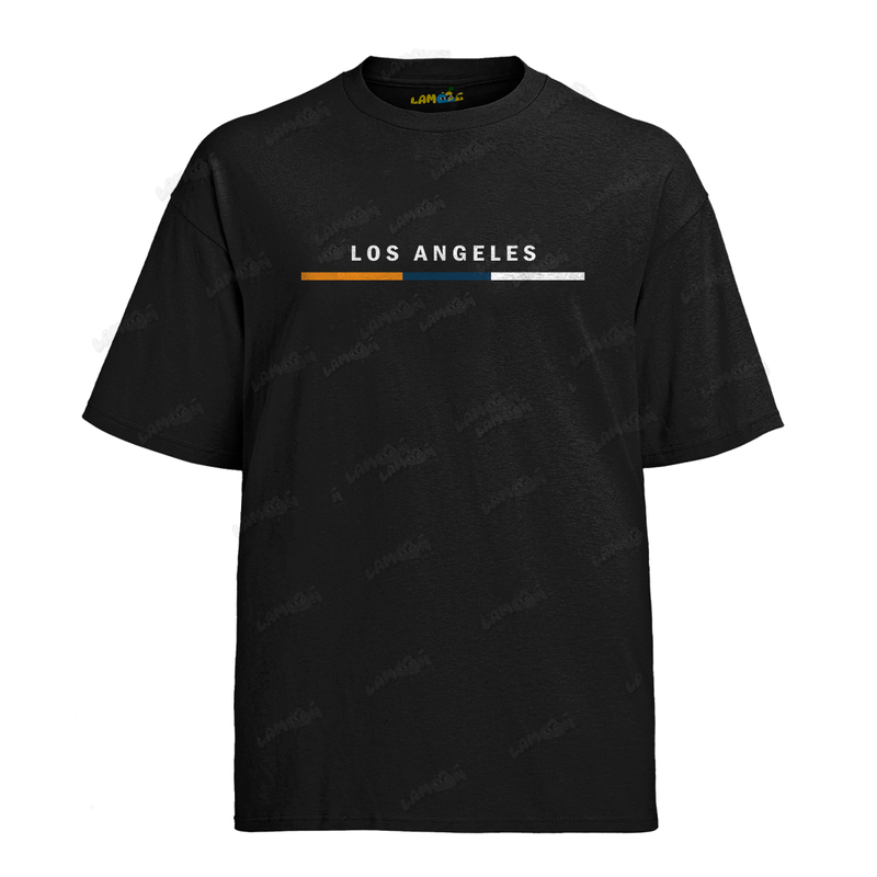Camiseta Algodão Los Angeles Bandeira PQ