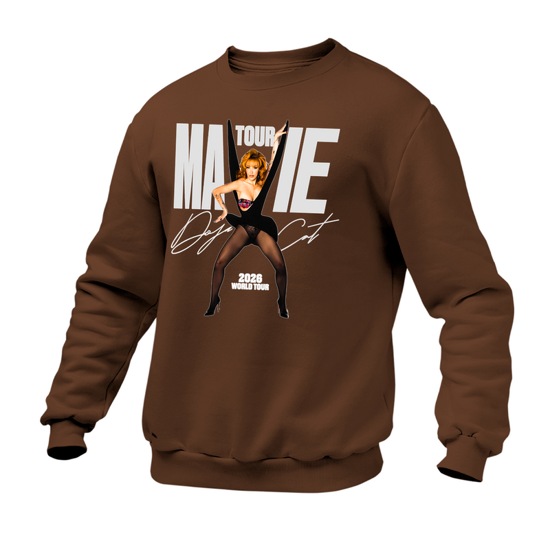 Moletom Gola Redonda Doja Cat Worl Tour 2026