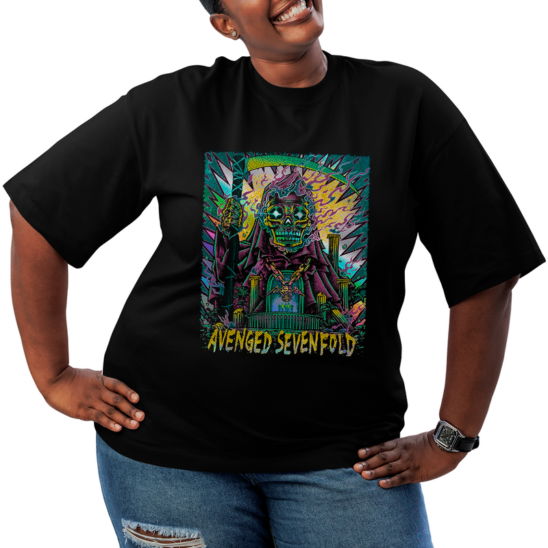 Camiseta Plus Size Avenged Seven Fold Portal