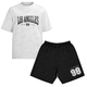 Kit Camiseta e Bermuda Tactel Los Angeles 98