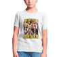 Camiseta Infantil Algodão Justin Bieber Yellow