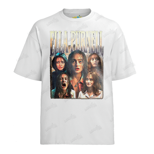 Camiseta Algodão Ella Purnell Atriz 1