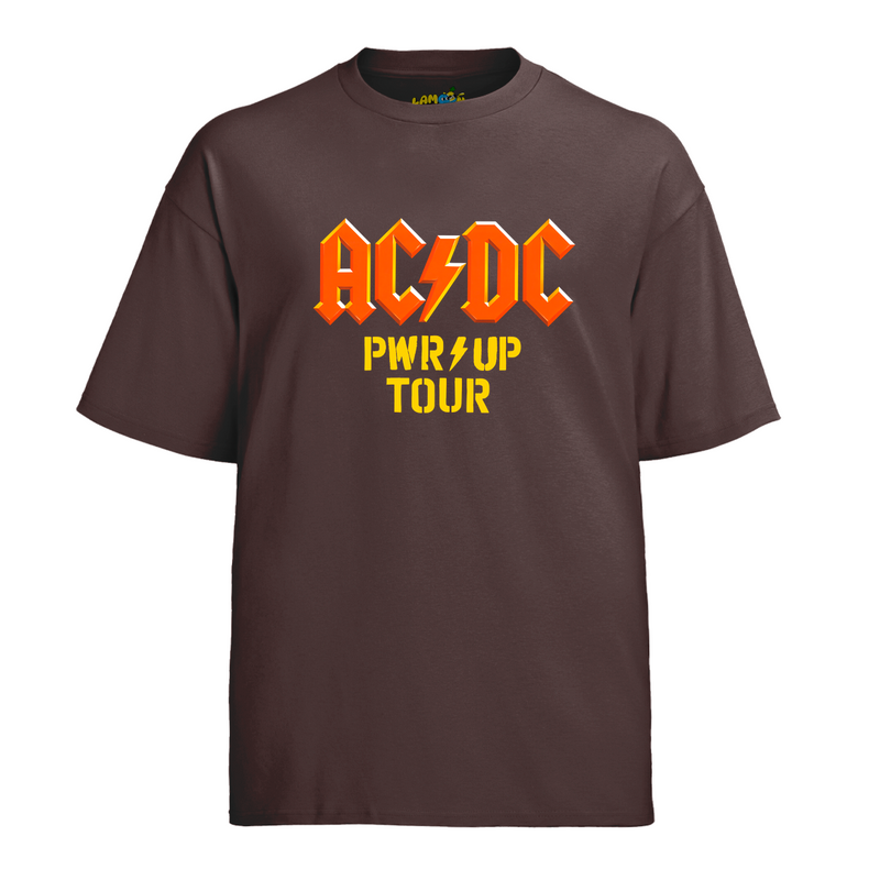 Camiseta Algodão AC PWR World Tour 2026 Datas 1