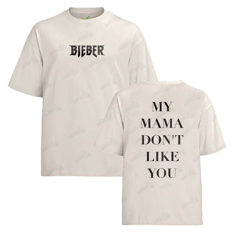 Camiseta Algodão Justin Bieber My Mama Don´t Like You F/C