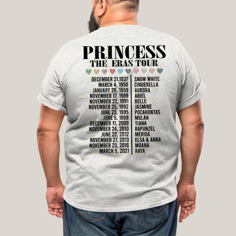 Camiseta Plus Size Algodão Unissex T shirt Lilo & Stitch Princess The Eras Tour FC
