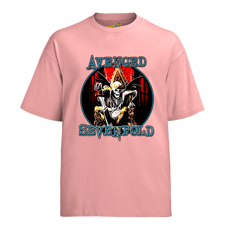 Camiseta Algodão Avenged Seven Fold Caveira King