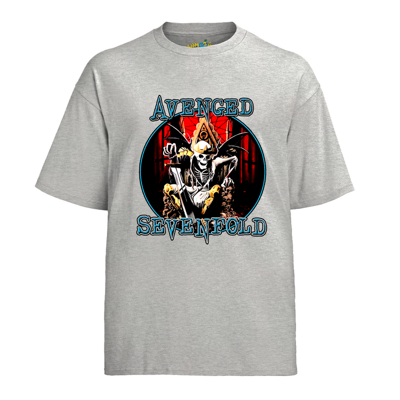 Camiseta Algodão Avenged Seven Fold Caveira King