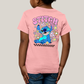 Camiseta Infantil Algodão Unissex T shirt Lilo & Stitch Piscando FC