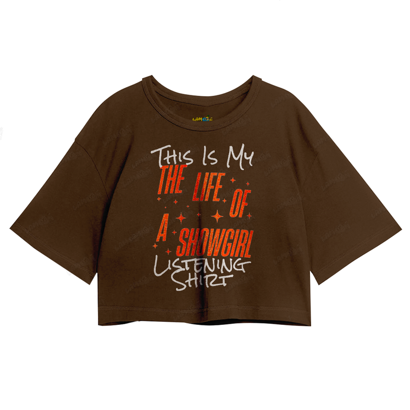 Cropped Oversized Taylor Swift The Life of a Showgirl 1