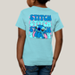 Camiseta Infantil Algodão Unissex T shirt Lilo & Stitch Orelha Caida FC