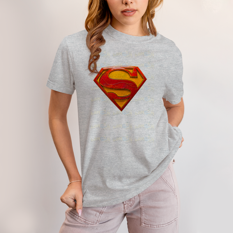 Camiseta Algodão Unissex T shirt Superman Logo Clássica
