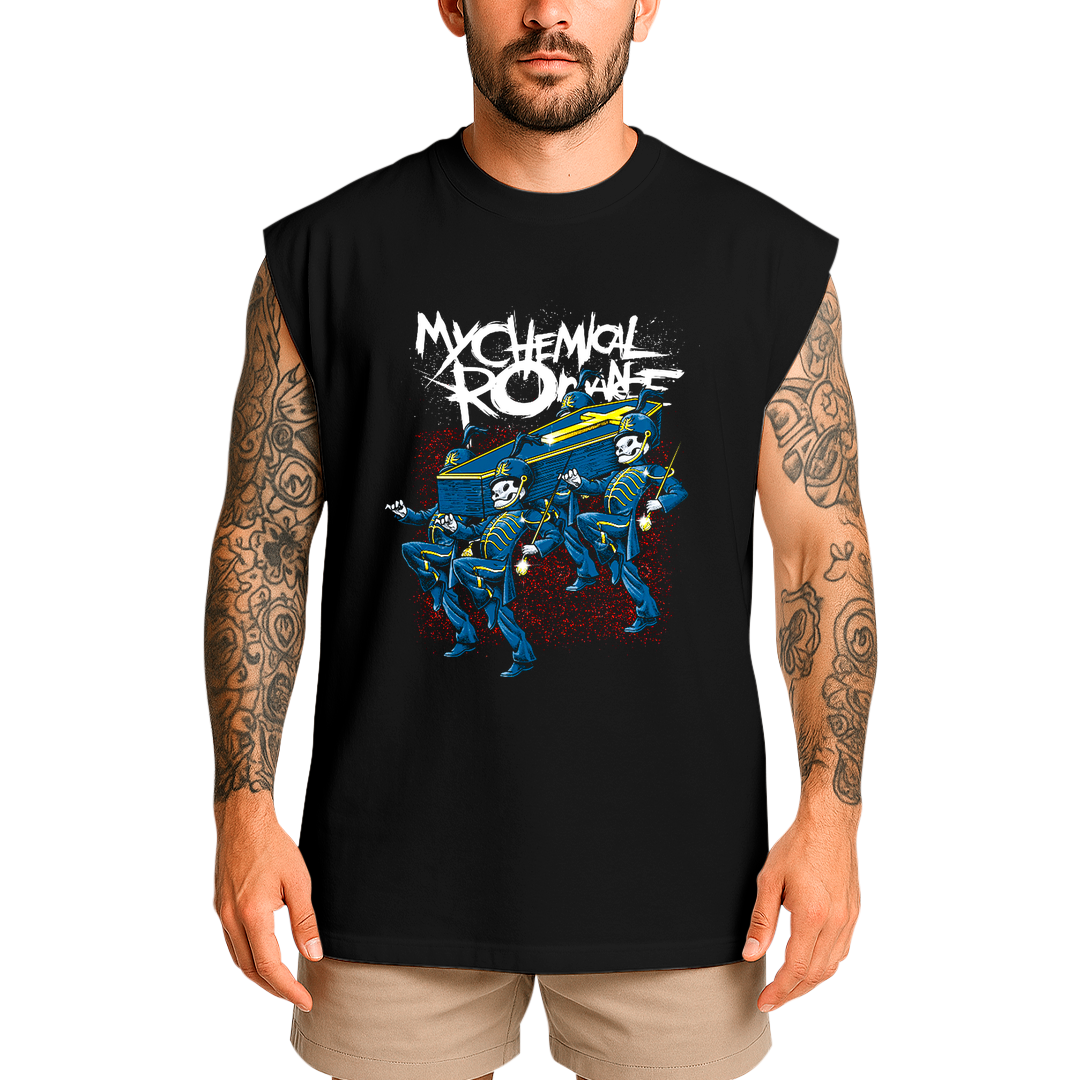 Regata Oversized My Chemical Romance Caveiras