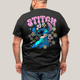Camiseta Plus Size Algodão Unissex T shirt Lilo & Stitch Piscando FC