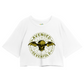 Cropped Oversized Avenged Seven Fold Caveira Logo Dourado