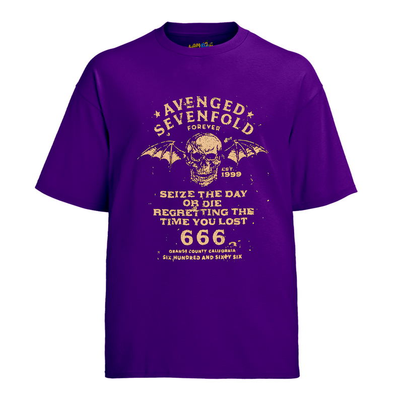 Camiseta Algodão Avenged Seven Fold 666