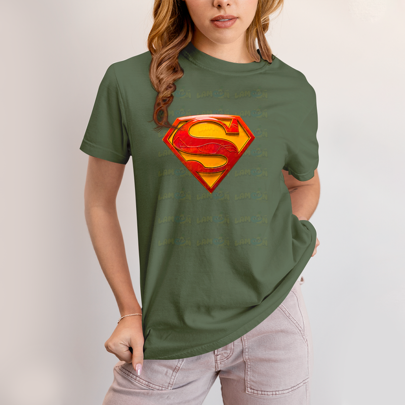 Camiseta Algodão Unissex T shirt Superman Logo Clássica