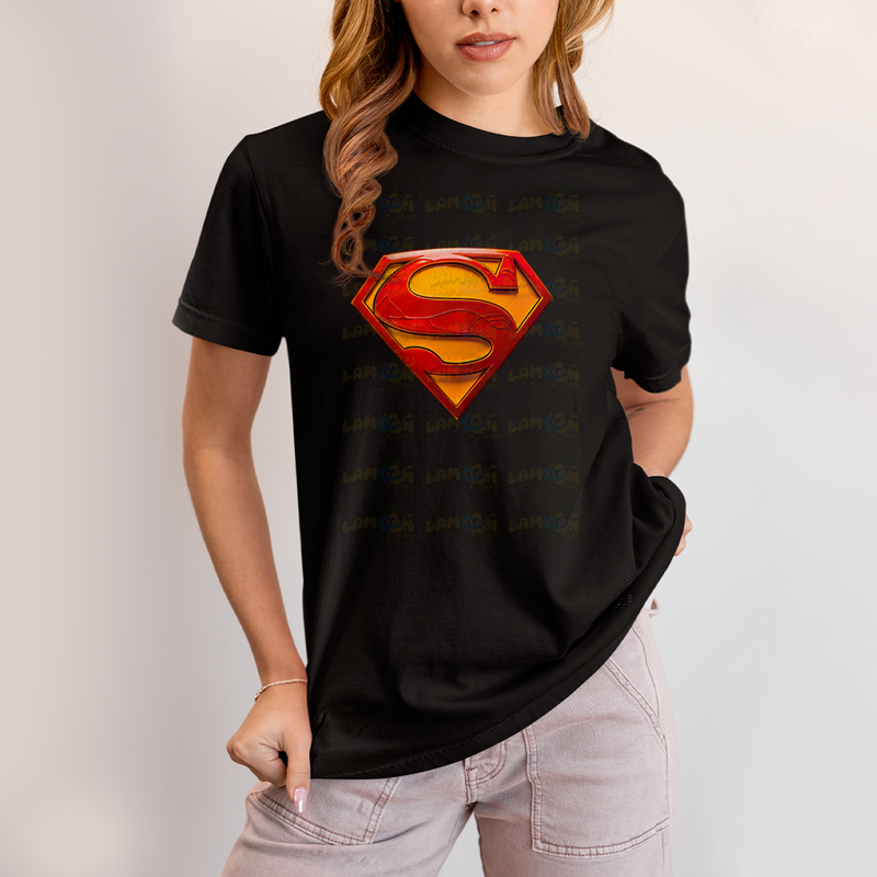 Camiseta Algodão Unissex T shirt Superman Logo Clássica