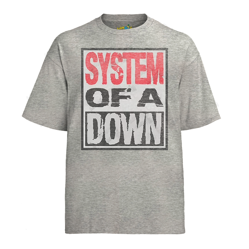 Camiseta Algodão System of Down Quadro