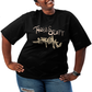 Camiseta Plus Size Algodão Travis Scott Grafite