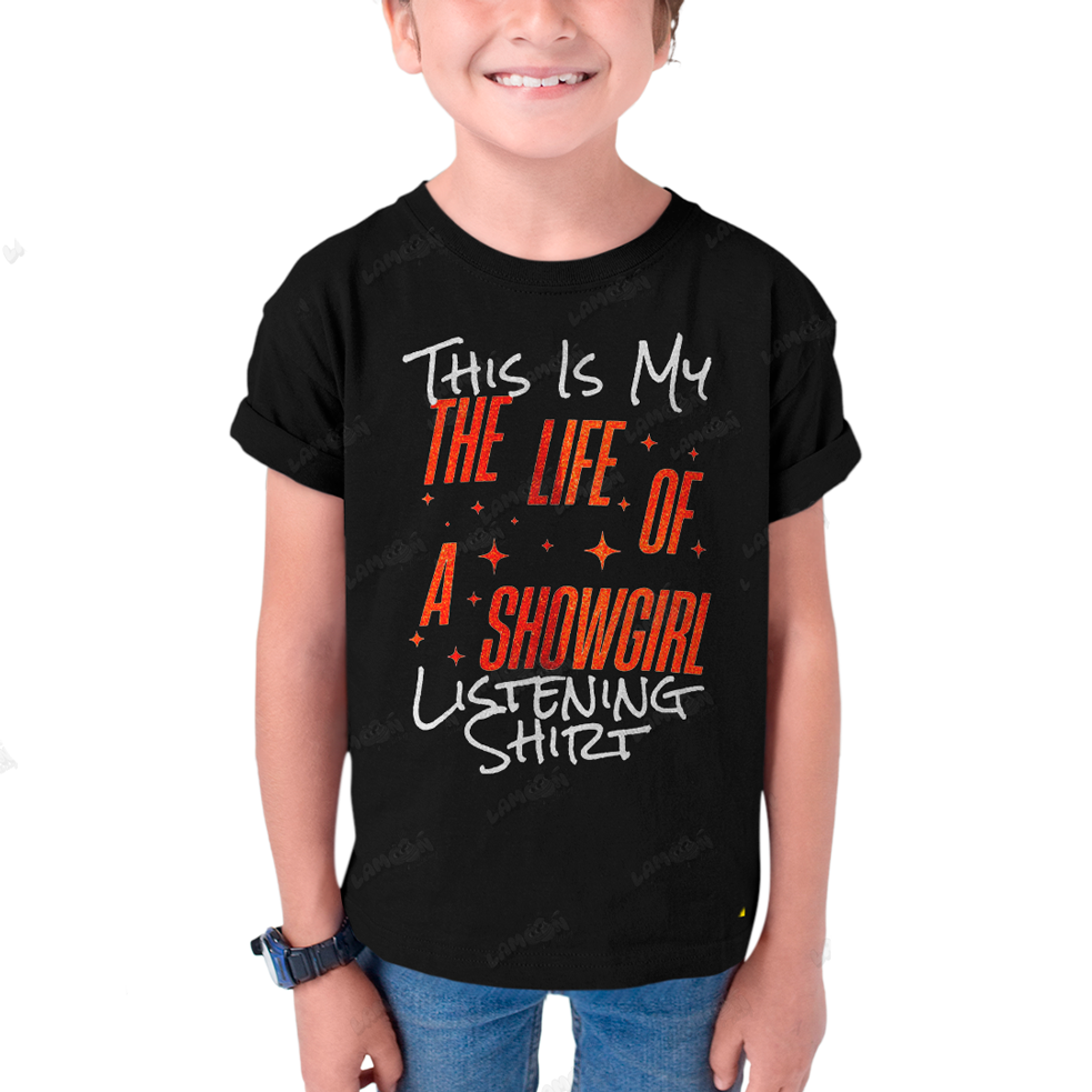 Camiseta Infantil Taylor Swift The Life of a Showgirl 1