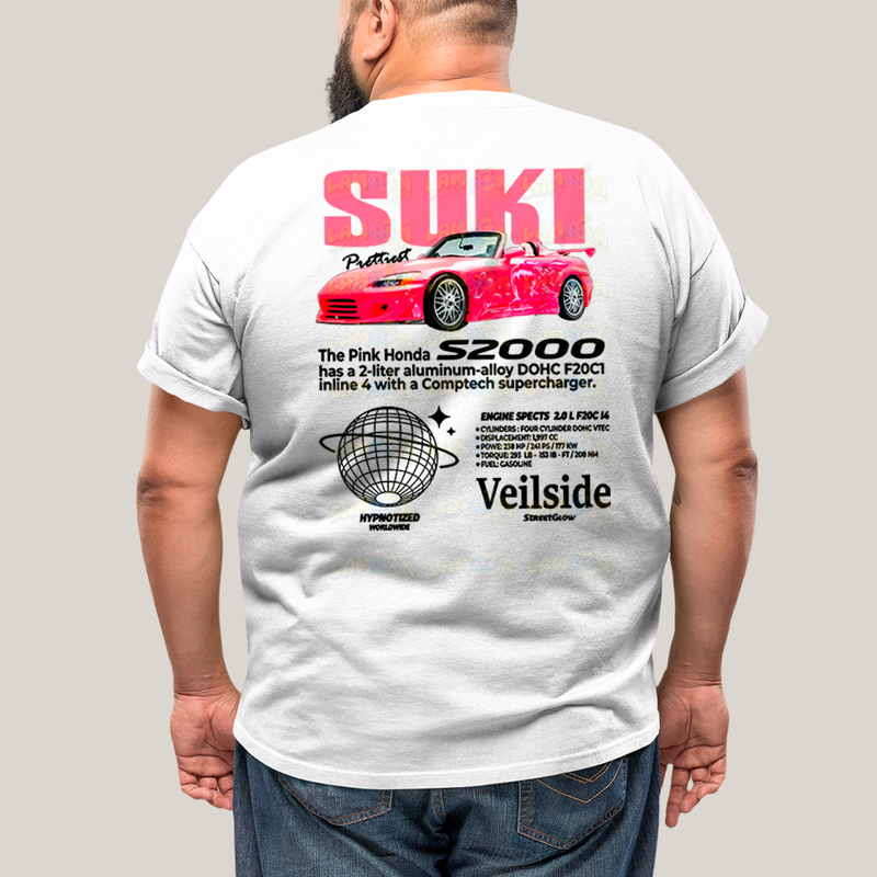 Camisa Algodão Unissex T shirt PLus Size Carros Suki & Bullet BFF ou casal FC