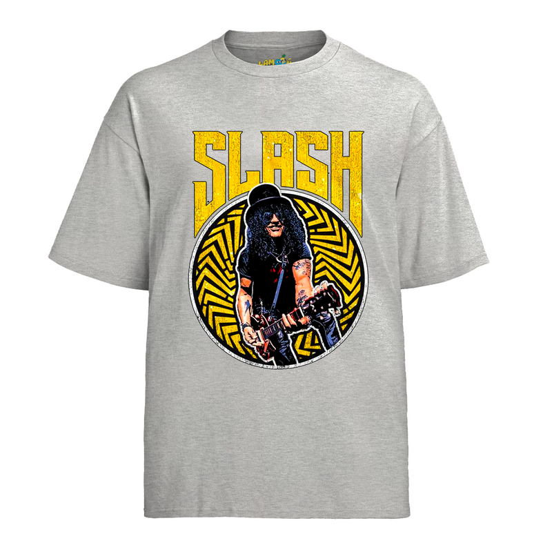 Camiseta Algodão Roses Banda Slash Vintage