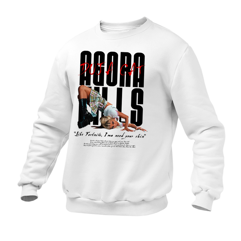 Moletom Gola Redonda Doja Cat Agora Hills