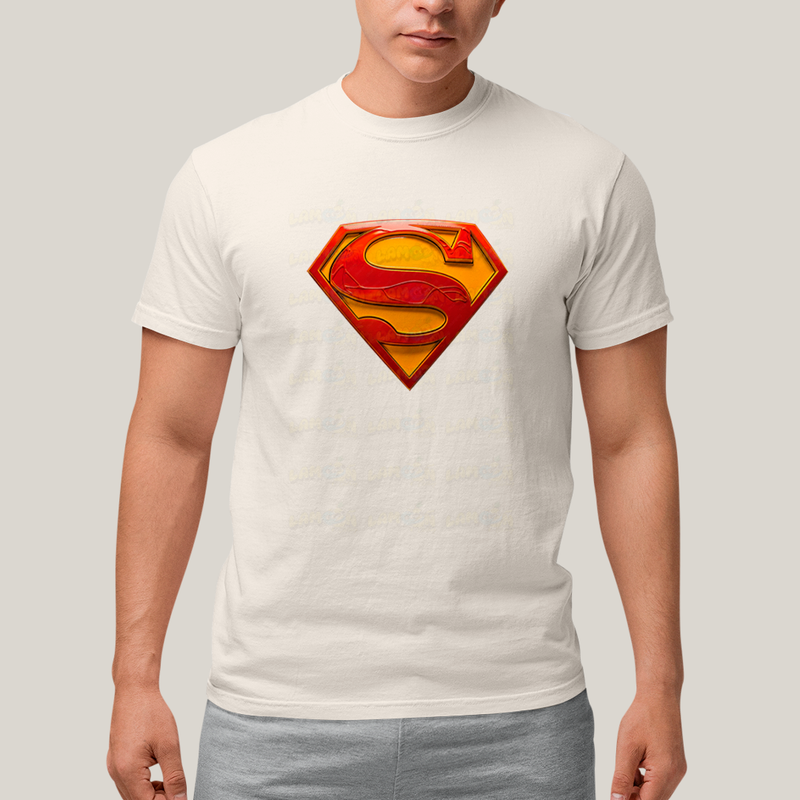 Camiseta Algodão Unissex T shirt Superman Logo Clássica