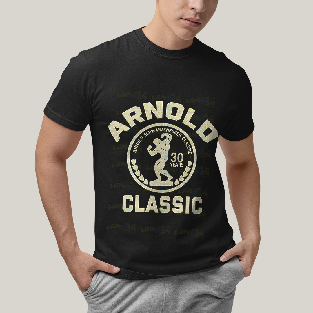 Camiseta Algodão Unissex T shirt  Arnold Schwarzenegger classic 30 years
