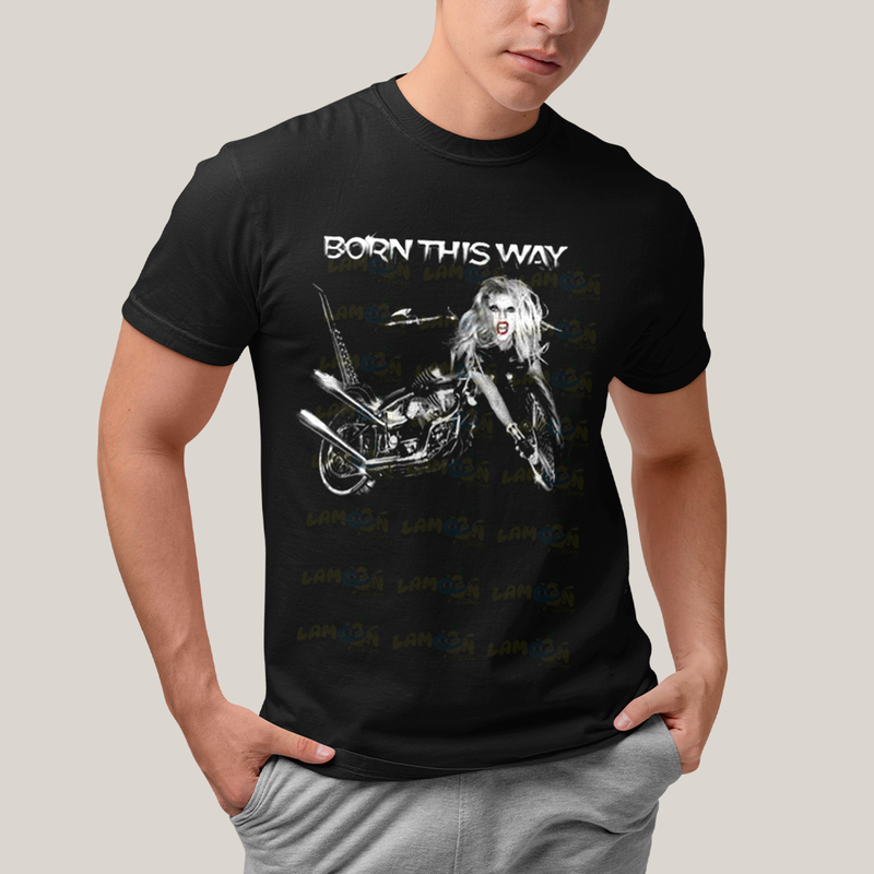 Camiseta Algodão Unissex Tshirt  Lady Gaga Born This Way