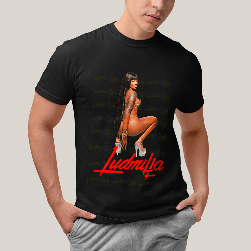 Camiseta Algodão Unissex T shirt - ludmilla logo