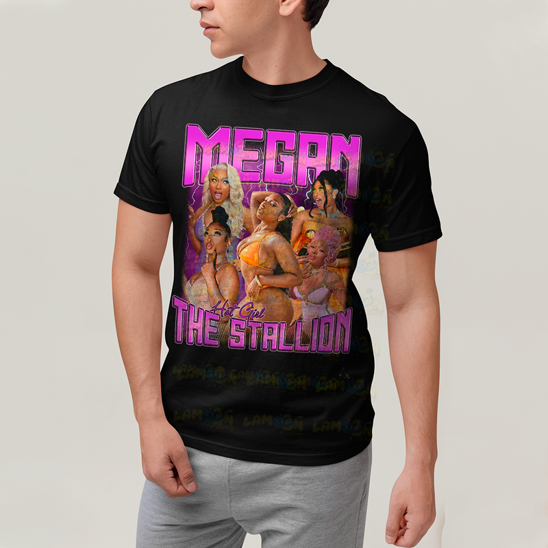 Camiseta Algodão Unissex T shirt - Hot Girl Megan Thee Stallion cantora pop