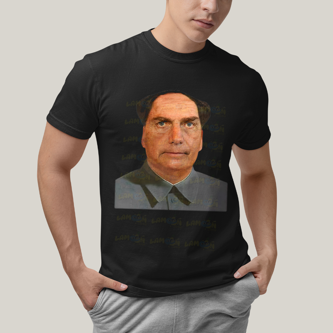 Camiseta Algodão Unissex T shirt -  jair Messias Bolsonaro Dong Meme presidente do brasil